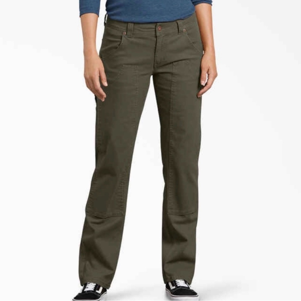 Dickies Women's FLEX Relaxed Fit Duck Carpenter Pants NWT